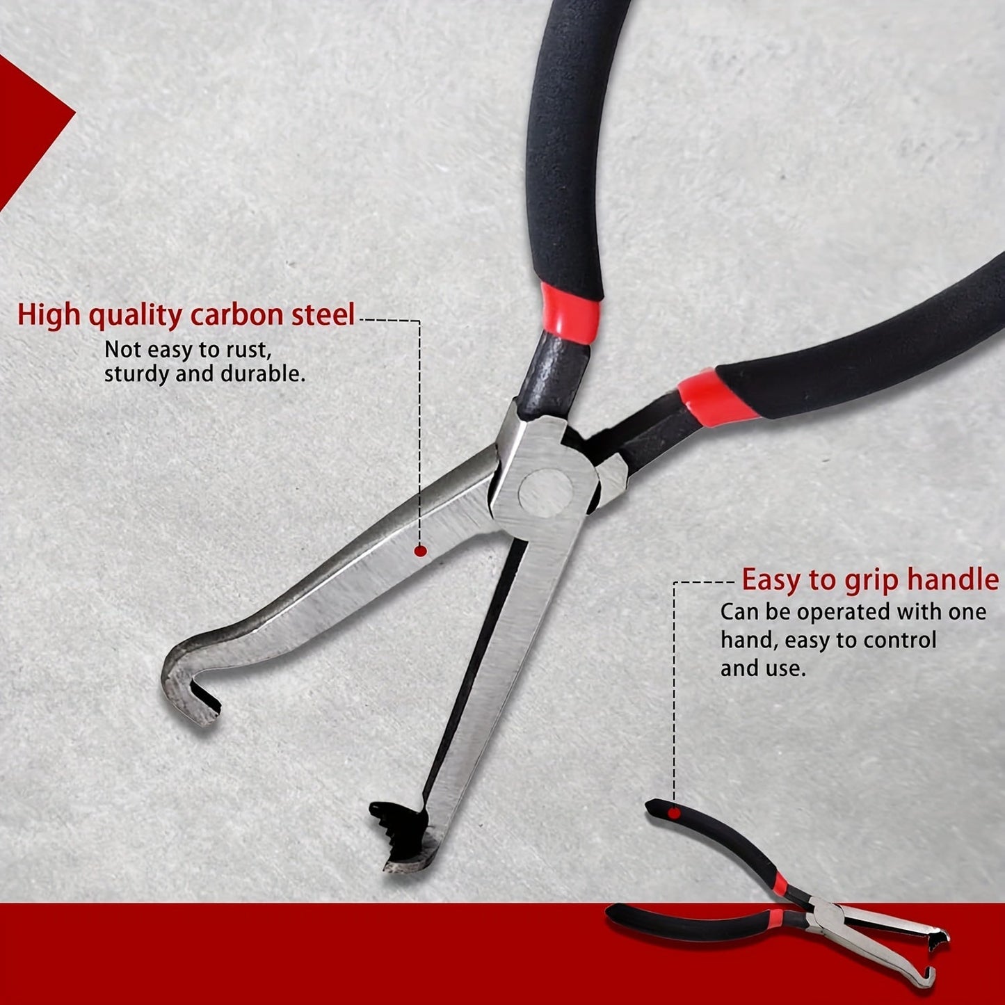 Rynx | Laviemot Heavy-Duty Steel Electrical Disconnect Plier - Ideal for MAF Sensors, Fuel Injectors and Ignition Coils - No Power Needed