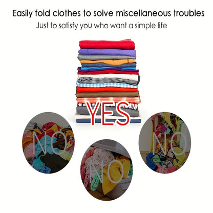 Rynx | Practical Adult PP Shirt Folding Board - Easy Clothes Folding, Space-Saving, Travel-Friendly | Quick Folding Helper for Home | Perfect for Lazy People, Travelers, Busy Individuals