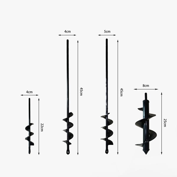 Rynx | Spiral Garden Drill — High-Load Spiral Auger for Deep Planting