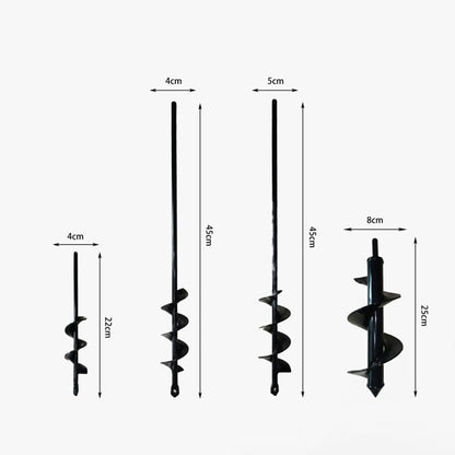 Rynx | Spiral Garden Drill — High-Load Spiral Auger for Deep Planting