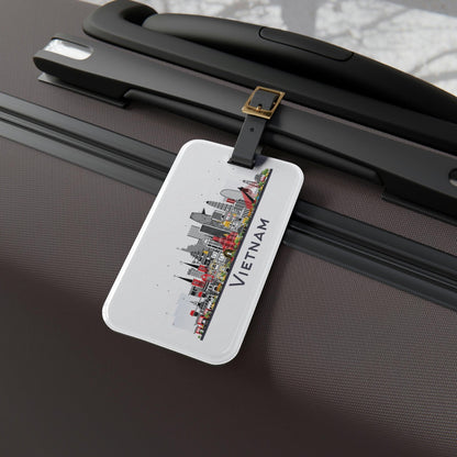 Rynx | Personalized Explorer Acrylic and Leather Luggage Tag