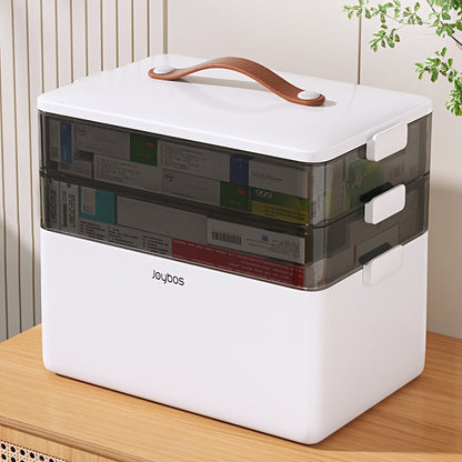 Rynx | Joybos 3-layer medicine organizer – Waterproof stackable storage box
