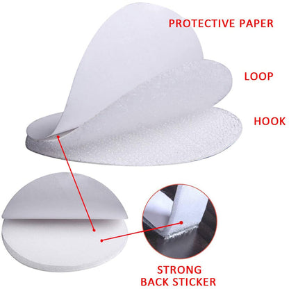 Rynx | Double-sided Velcro points Non-slip fixation stickers (5 pairs / set)