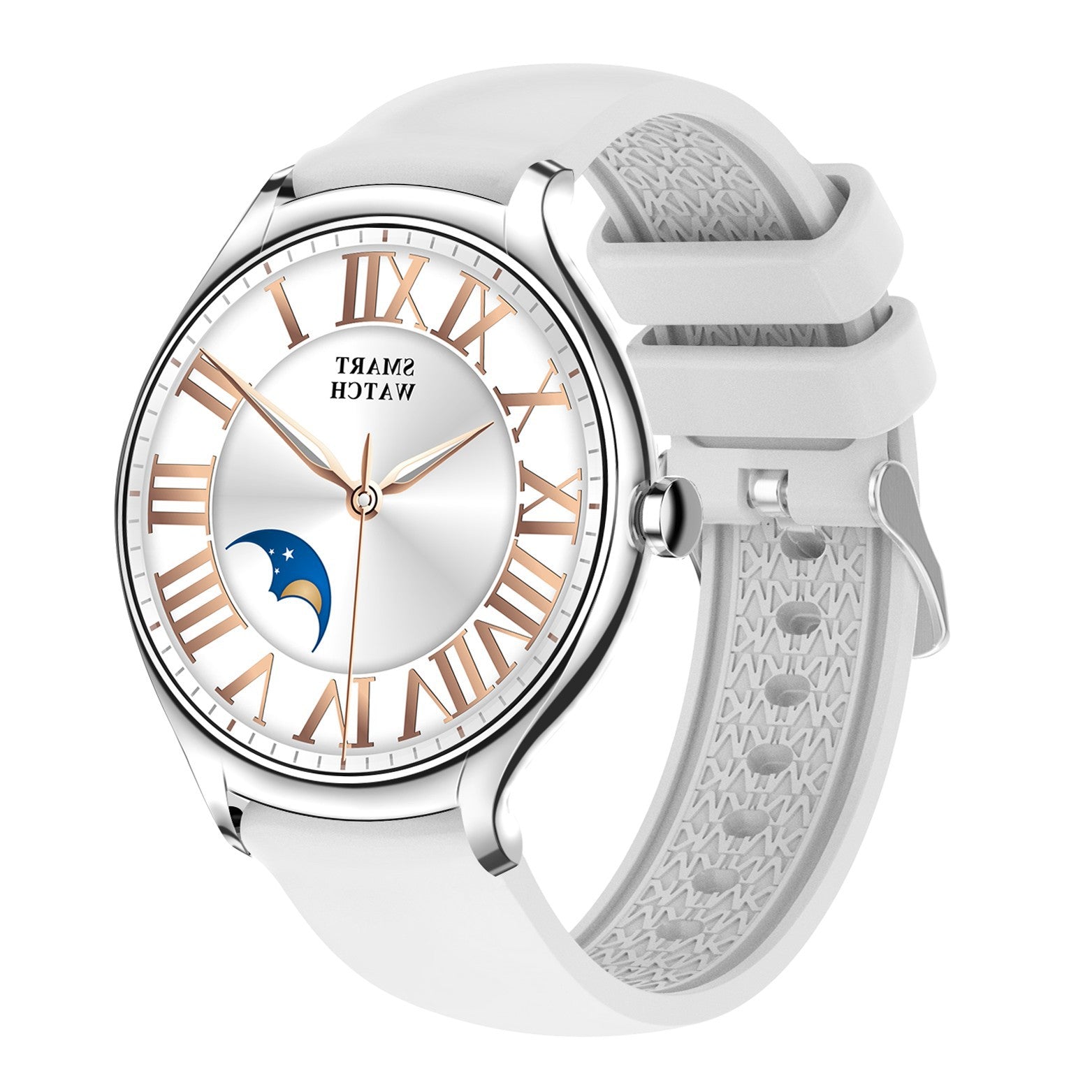 Rynx | Women's Smartwatch Large Screen Ultra-thin Bluetooth Call Silver Glue