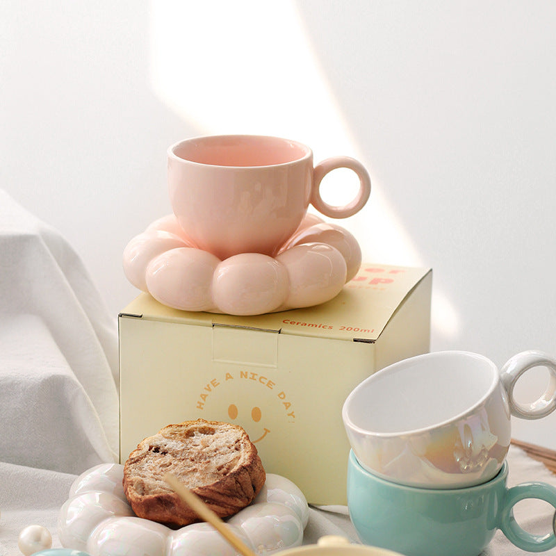 Rynx Chubby Floral Cup and Saucer Set