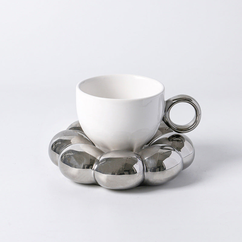 Rynx Chubby Floral Cup and Saucer Set