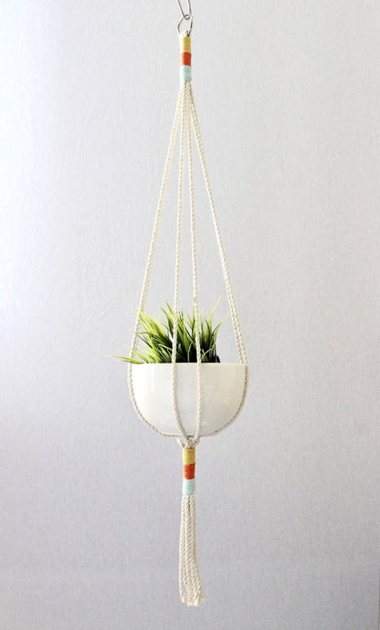 Rynx | Macrame Button Plant Holder - Several Colors
