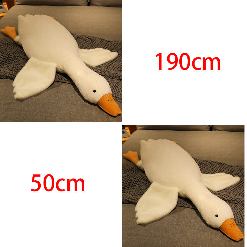 RYNX | Large White Goose Plush Pillow Sleeping Stuffed Animal