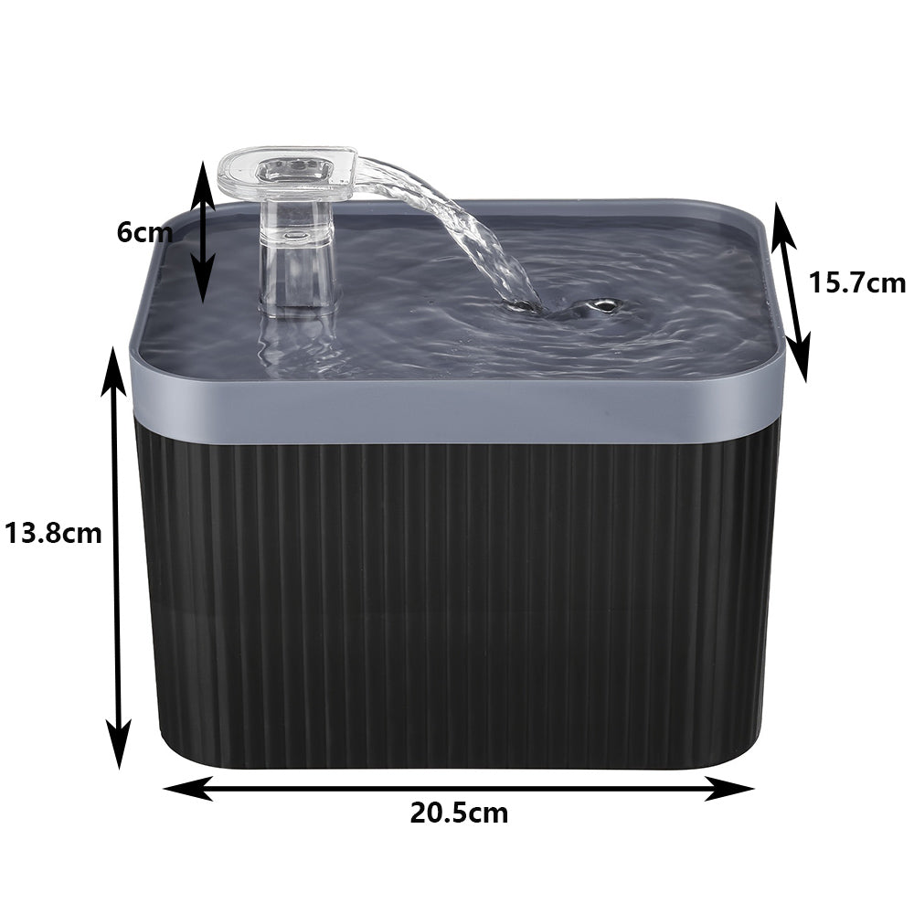 Rynx | 2.5L Automatic Cat Water Fountain with USB Silent Pump and Circulating Filter