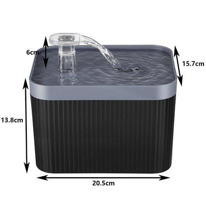 Rynx | 2.5L Automatic Cat Water Fountain with USB Silent Pump and Circulating Filter