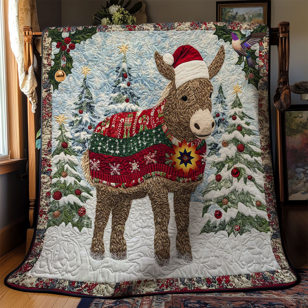 Rynx | Donkey Christmas blanket