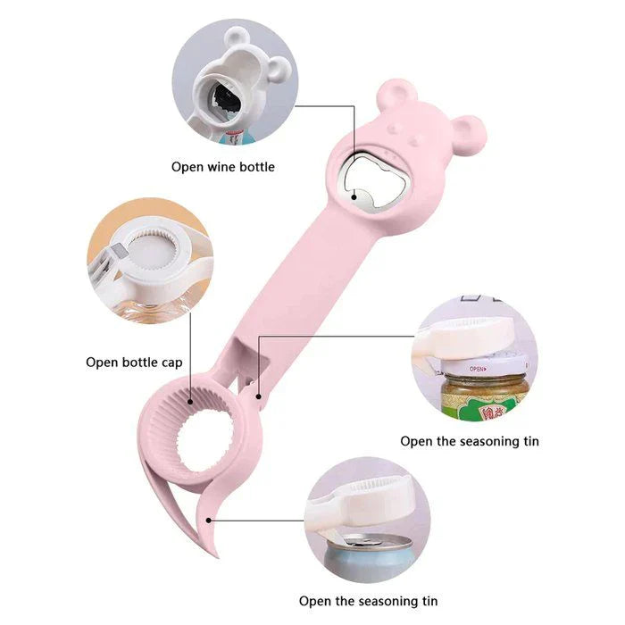 Rynx | 4 In 1 Multifunctional Bear Bottle Opener