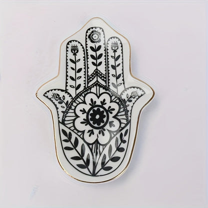 Rynx | PalmTray - Oval Ceramic Jewelry Tray