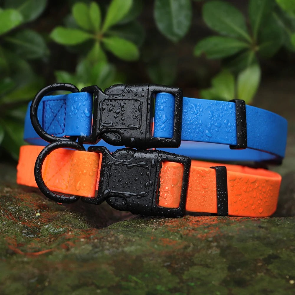 Rynx | Waterproof PVC Dog Collar Anti-Dirt and Easy to Clean for Small, Medium, and Large Dogs