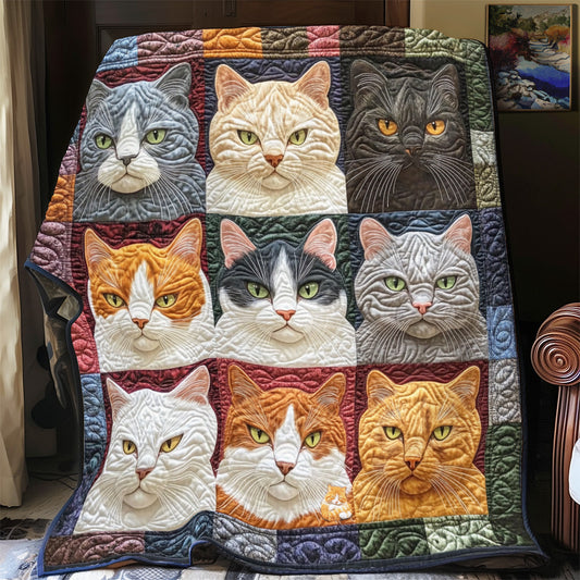Rynx | Angry Cat Quilt