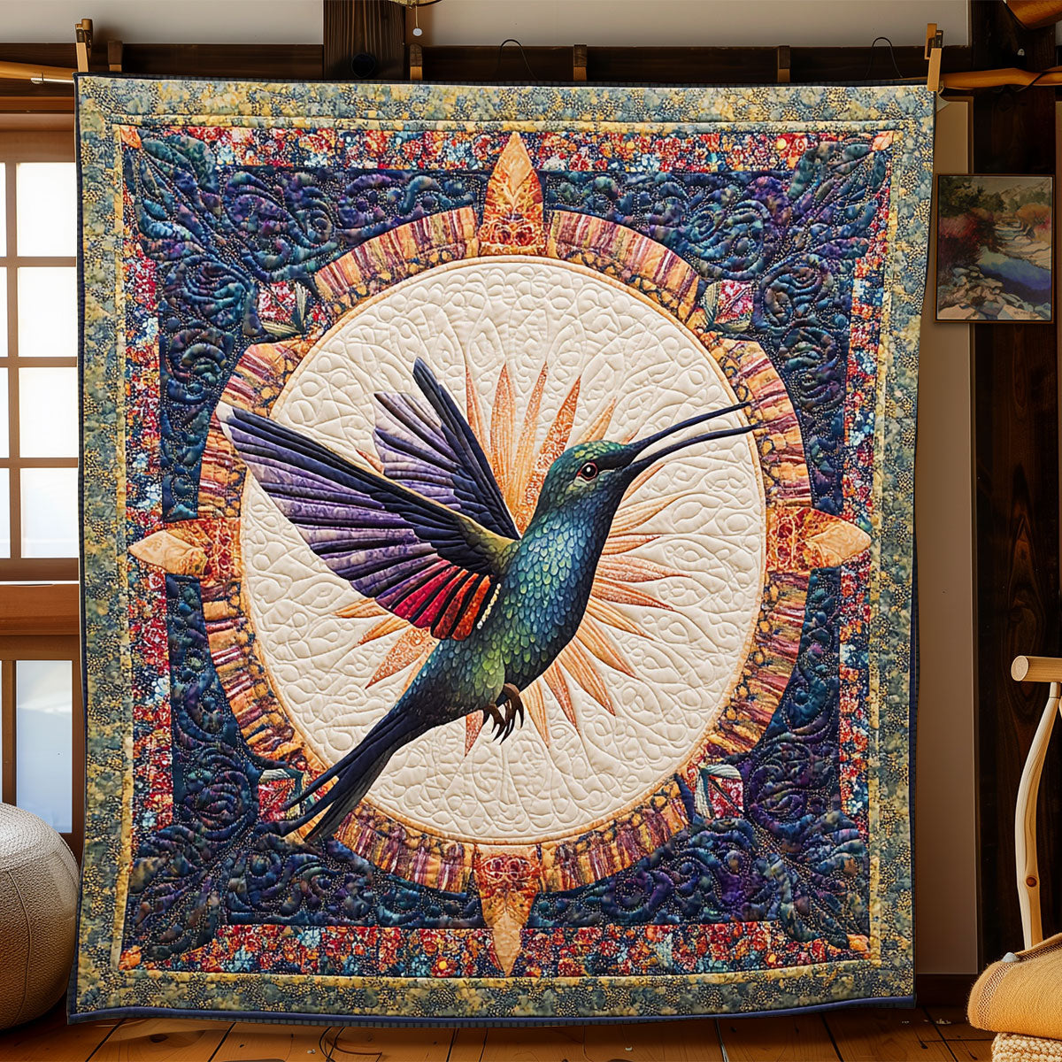 Rynx | Mandala Hummingbird Quilt