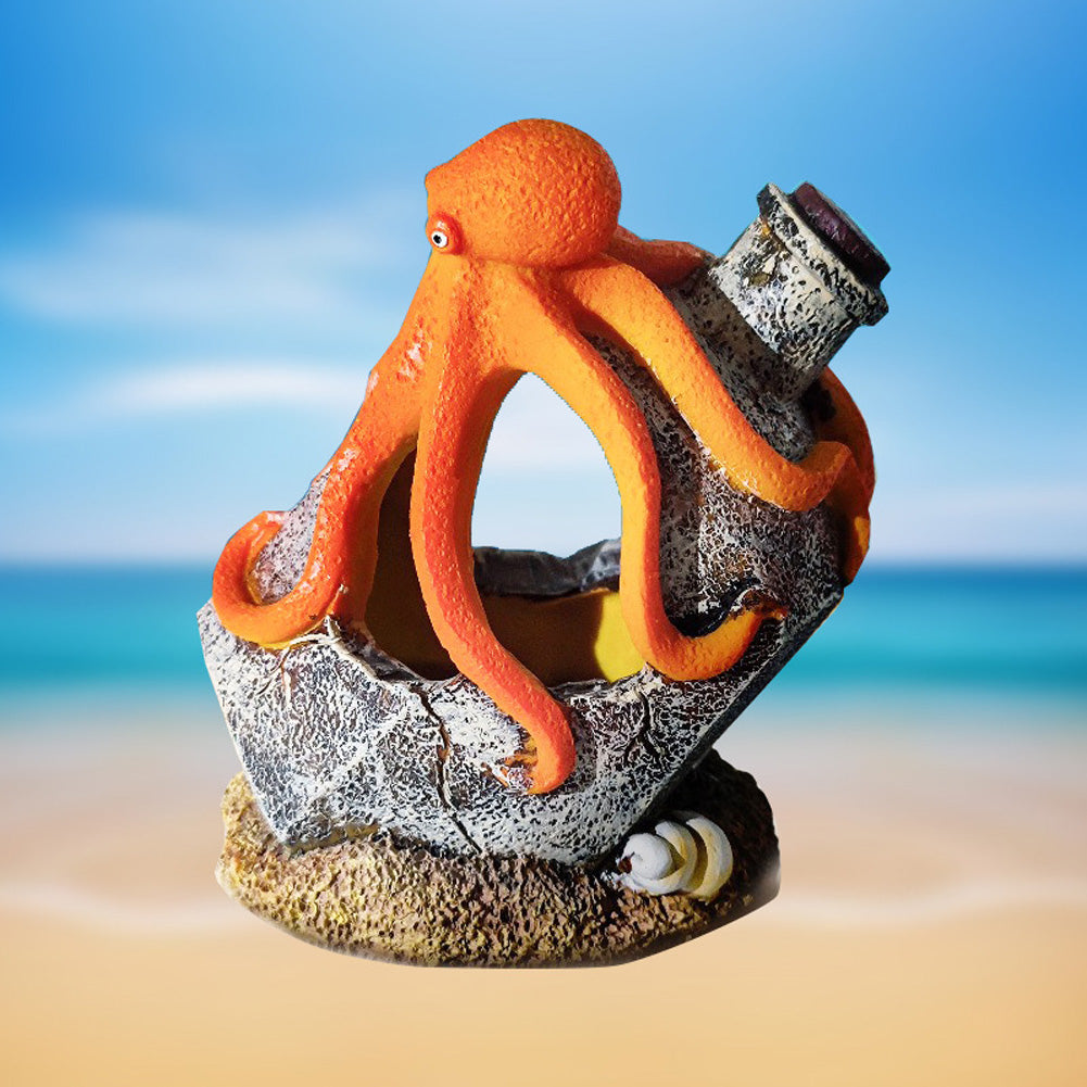 Rynx | Aquarium Octopus Floating Bottle Ornament