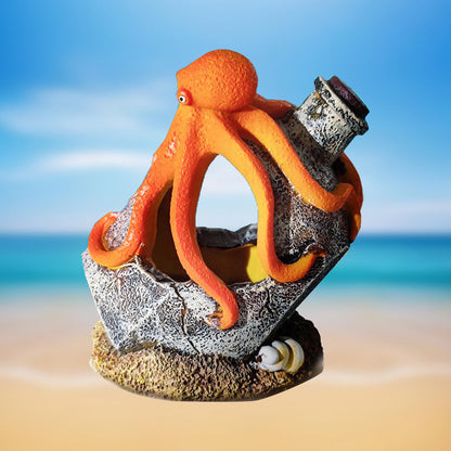 Rynx | Aquarium Octopus Floating Bottle Ornament