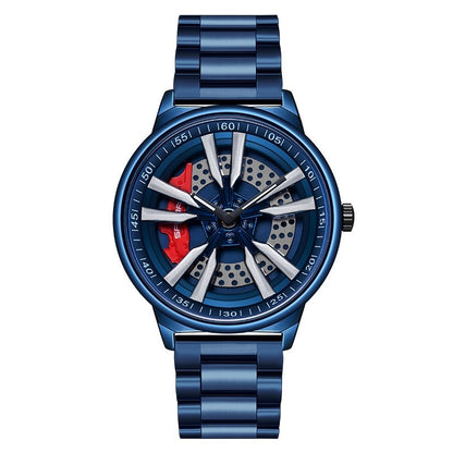 Rynx | Men's Creative Cool Dial Rotating Wheel Quartz Watch