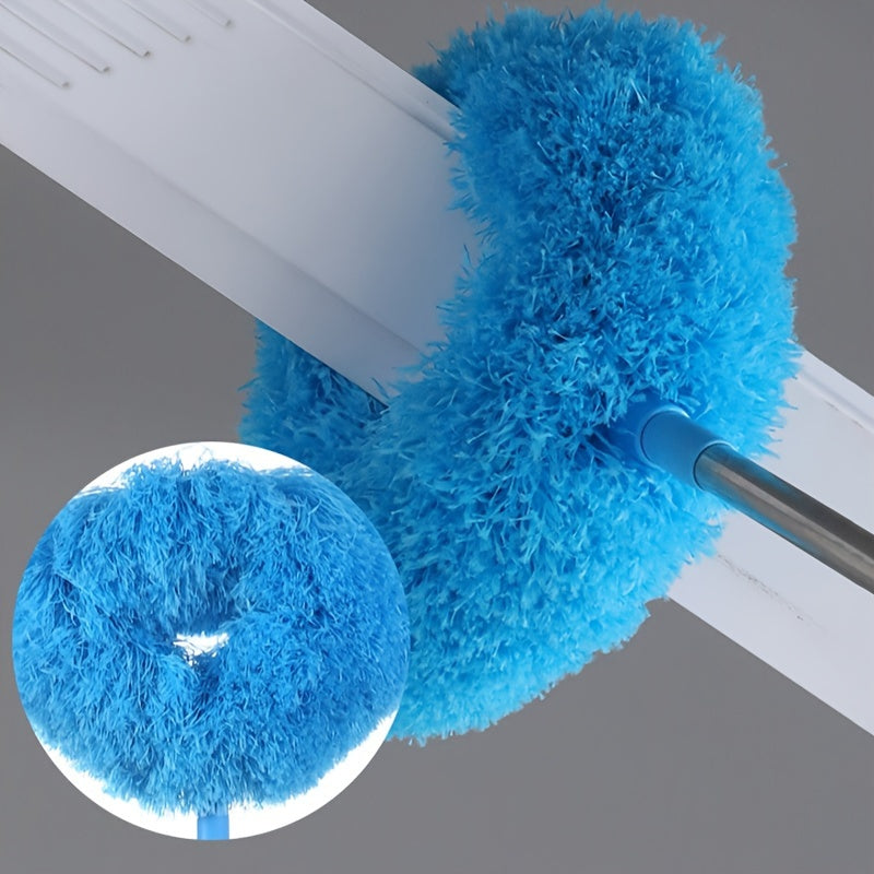 Rynx | Extendable Ceiling Fan Cleaner Duster - Removable and Washable Microfiber Brush, Reaches High Ceilings - Dust Removal for Fans, Furniture, Cars & More - Ideal for Bedroom, Living Room, and Wall Cleaning