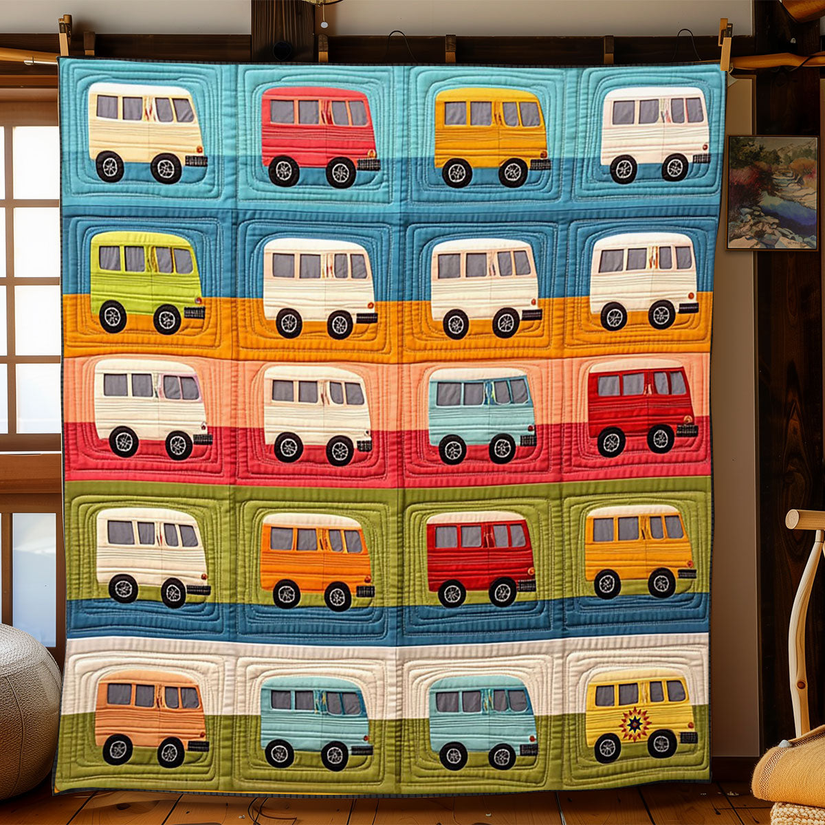 Rynx | Vintage Camper Van Quilt