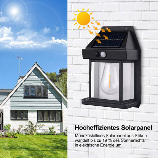 Rynx | Solar Wolfram Wall Light for Outdoor Use