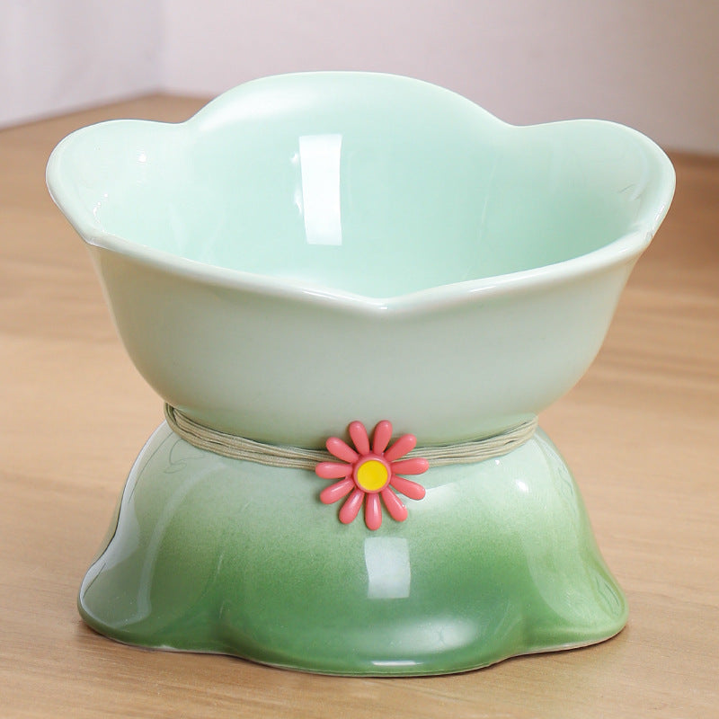 Rynx | Elevated Gradient Ceramic Pet Bowl