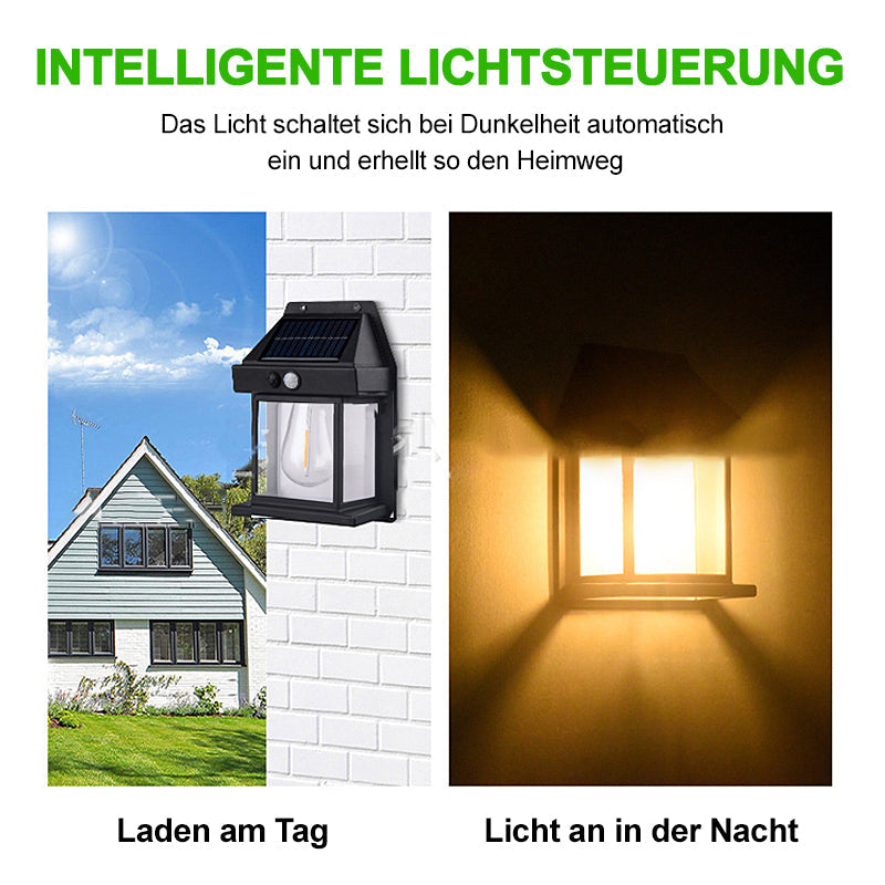 Rynx | Solar Wolfram Wall Light for Outdoor Use