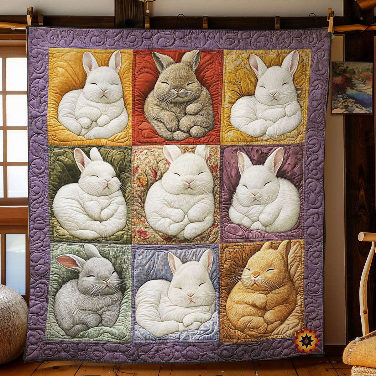 Rynx | Sleeping Rabbit Quilt