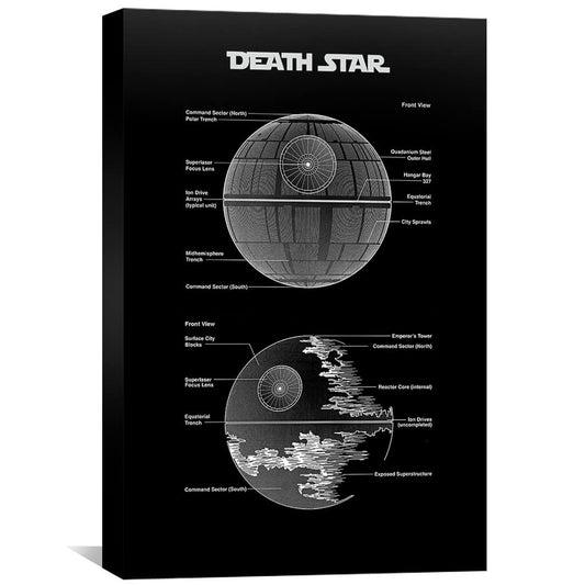 Rynx | Death Star Blueprint Canvas