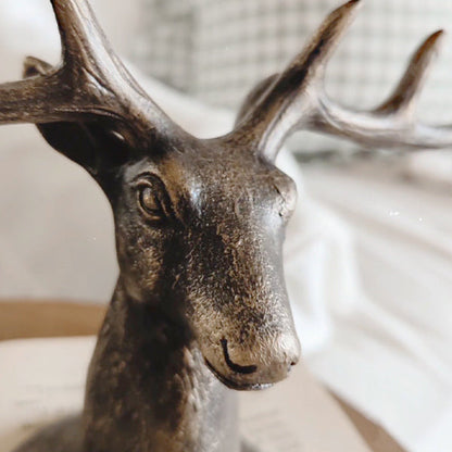 Rynx | Antique Finish Reindeer Table Decoration