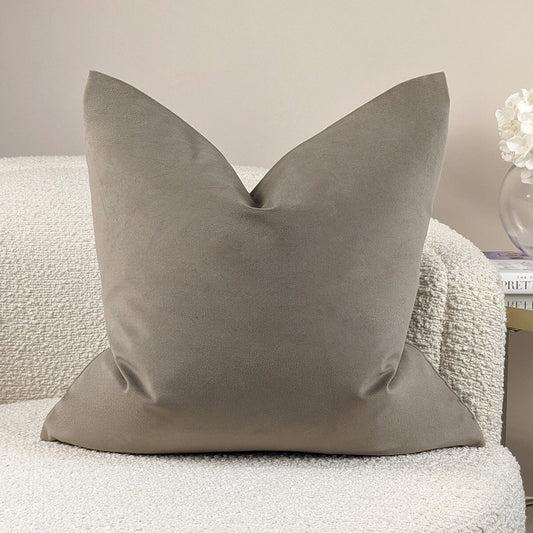Rynx | Delanie Latte Velvet Cushion - 50x50cm