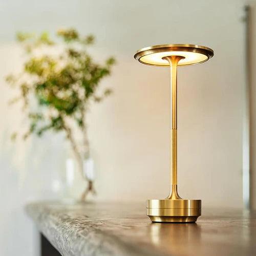 RYNX | Wireless Nordiclight Table Lamp | Usb Rechargeable, Metal, Dimmable