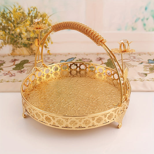 Rynx | VintageServe - Layered Metal Fruit Bowl
