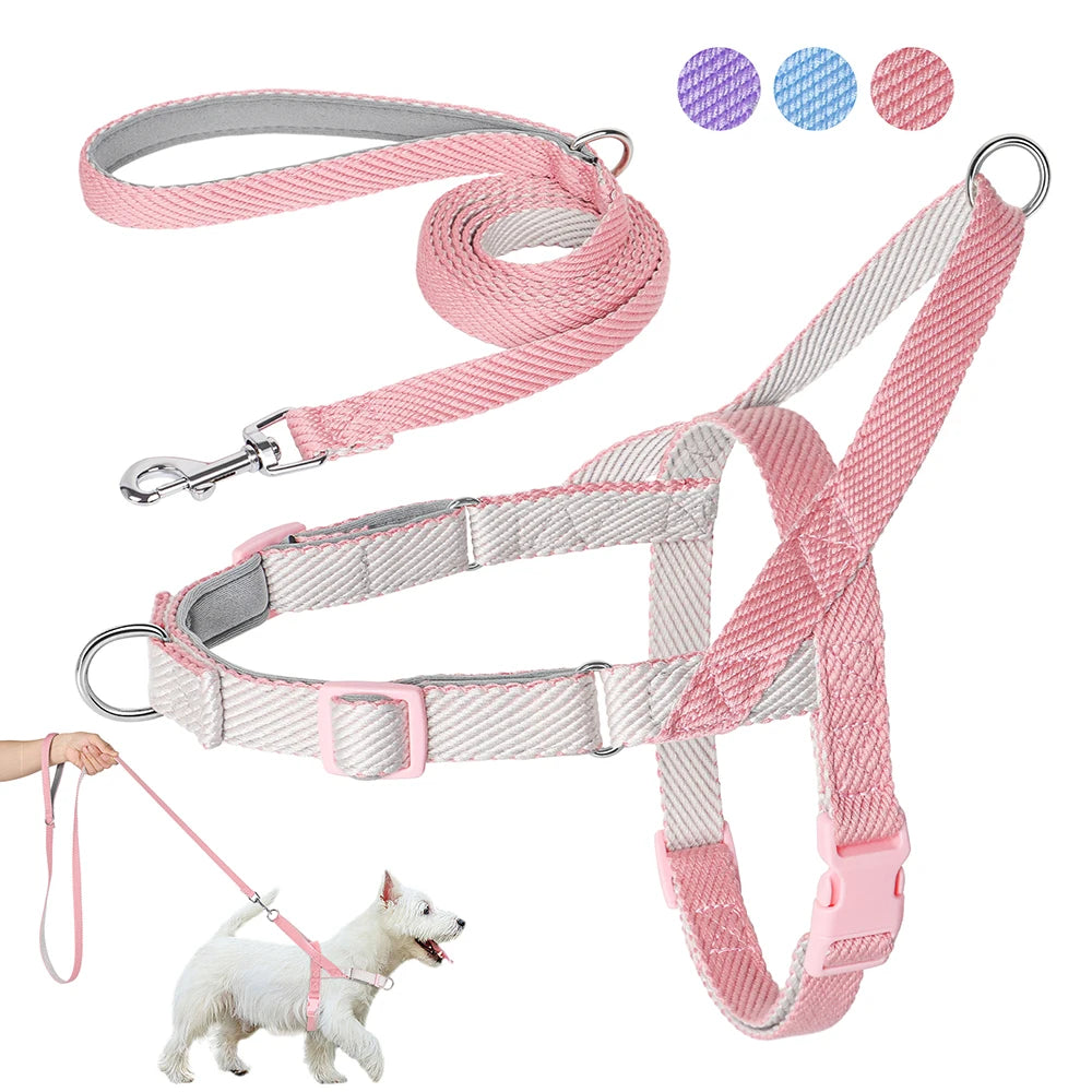 Rynx | Adjustable No-Pull Dog Harness and Leash Set - Soft, Durable, Lightweight for Pitbull and All Breeds