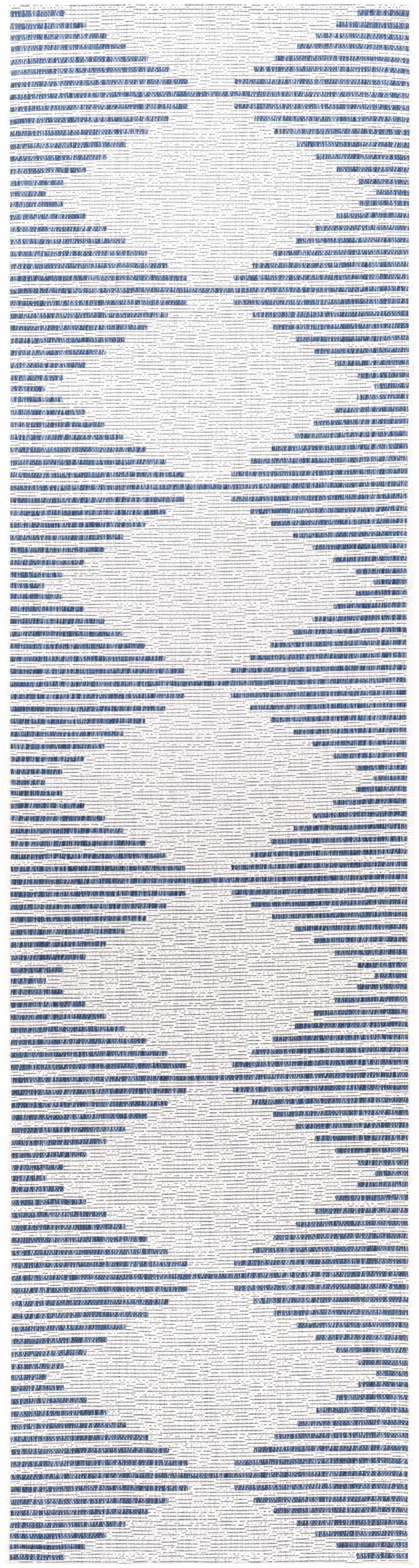 Rynx | Blue and Cream Outdoor Carpet