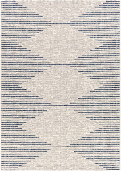 Rynx | Blue and Cream Outdoor Carpet