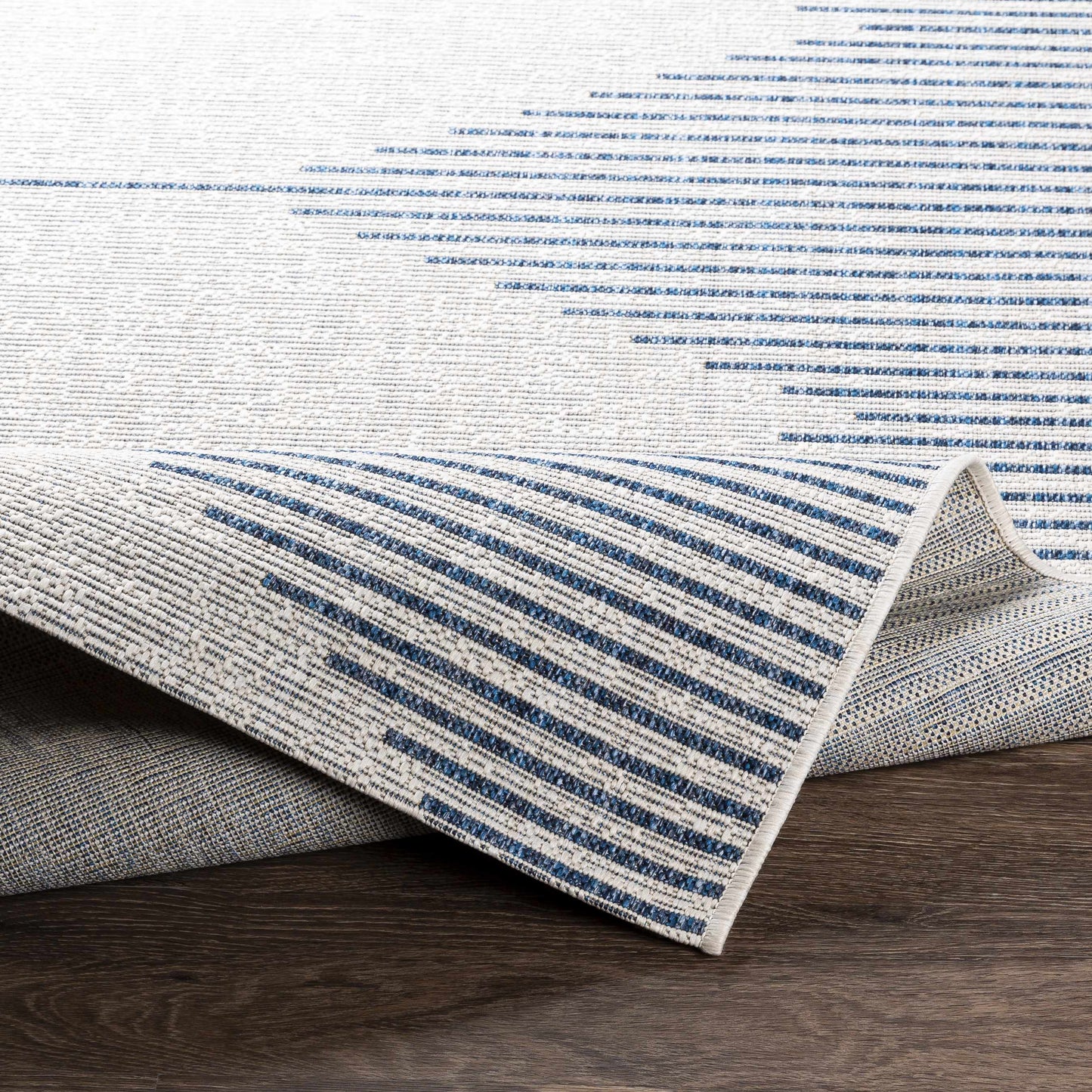 Rynx | Blue and Cream Outdoor Carpet
