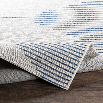 Rynx | Blue and Cream Outdoor Carpet