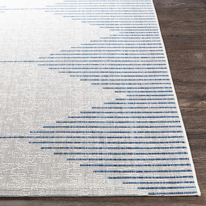 Rynx | Blue and Cream Outdoor Carpet