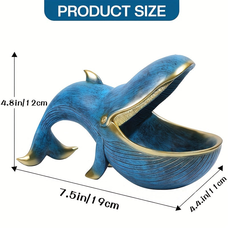 Rynx | WhaleBox - Whale-shaped Harse Candy box for Keys & Decoration