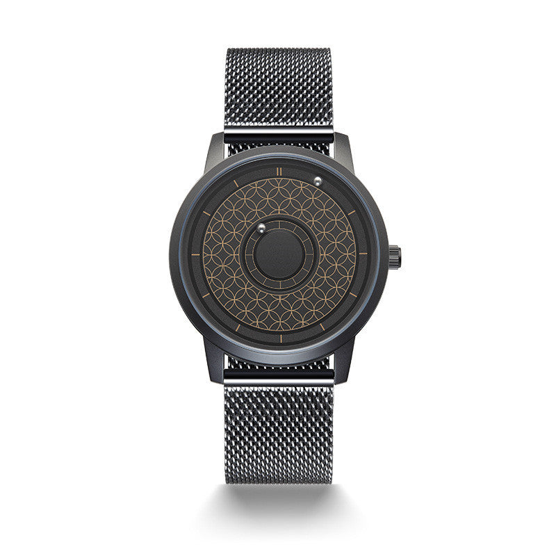 Rynx | Men's magnetic watch quartz original strap 40mm stainless steel strap