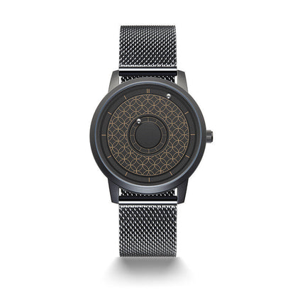 Rynx | Men's magnetic watch quartz original strap 40mm stainless steel strap