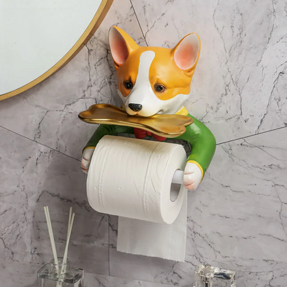 Rynx | Funny Dog Toilet Paper Holder