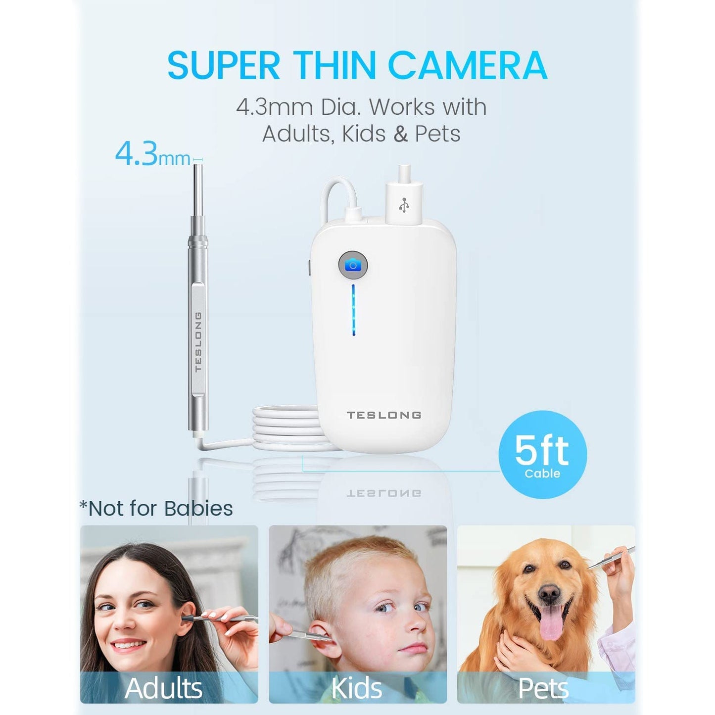 Rynx | Digital Otoscope Camera with Light