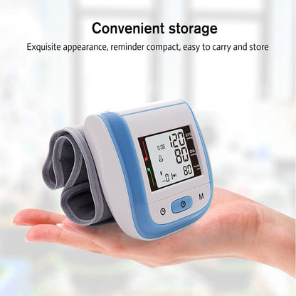 Rynx | Digital wrist blood pressure monitor heart rate pulse meter measure