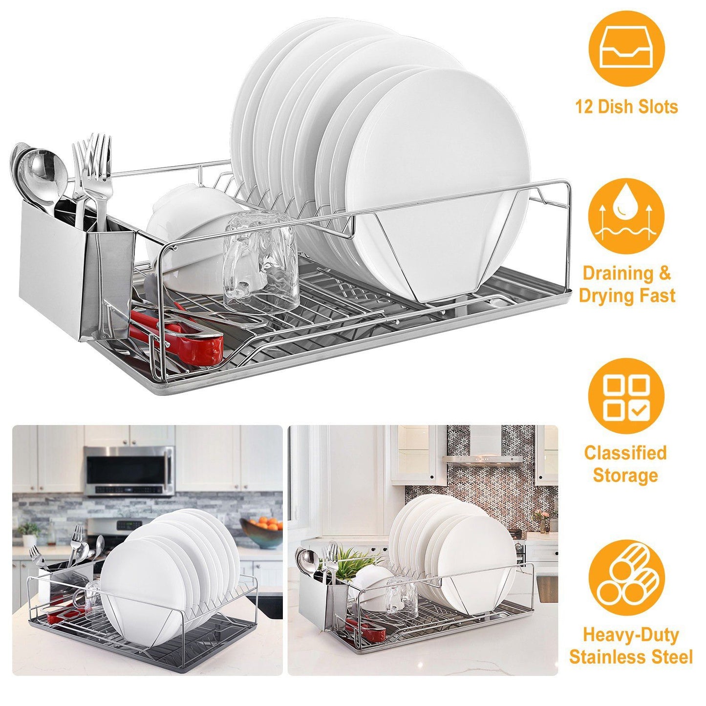 Rynx | Dish Rack Stainless Steel