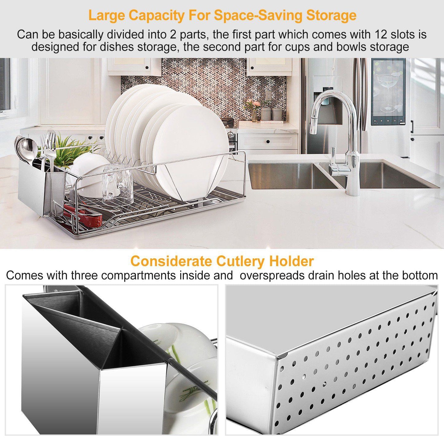 Rynx | Dish Rack Stainless Steel