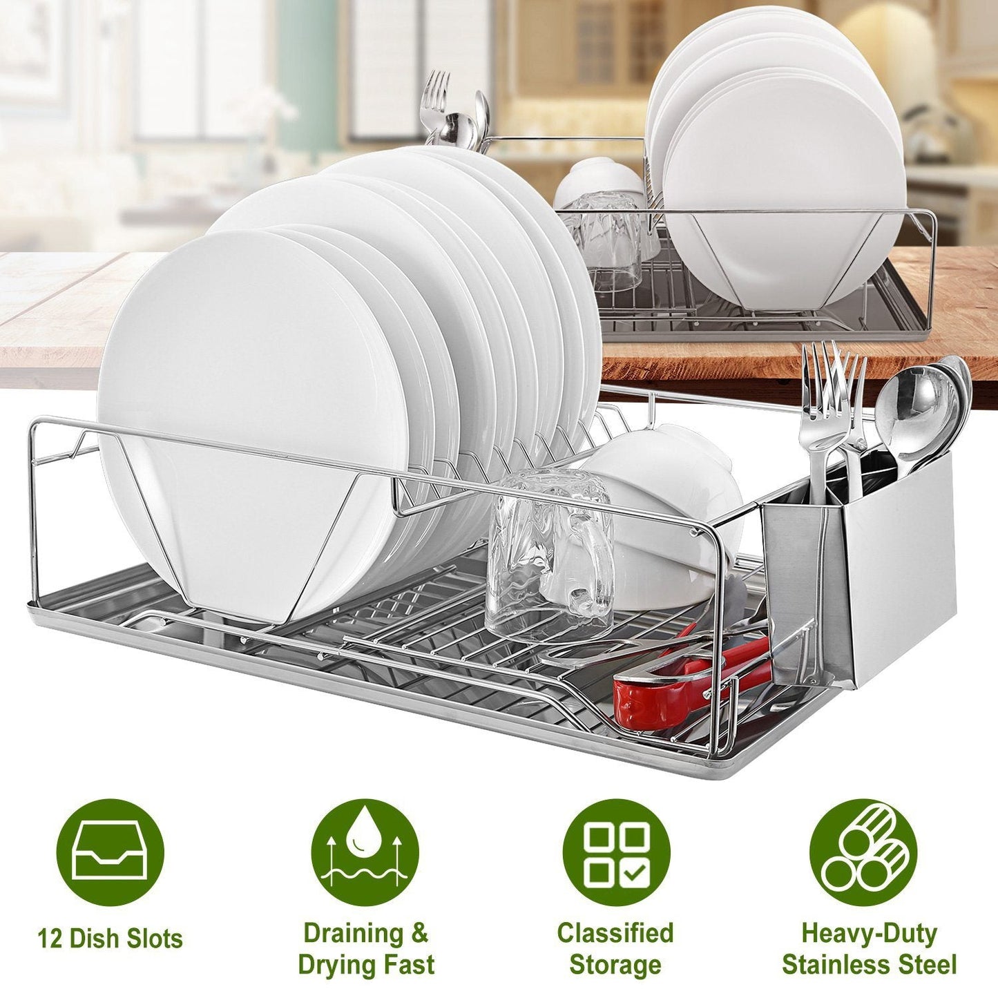 Rynx | Dish Rack Stainless Steel