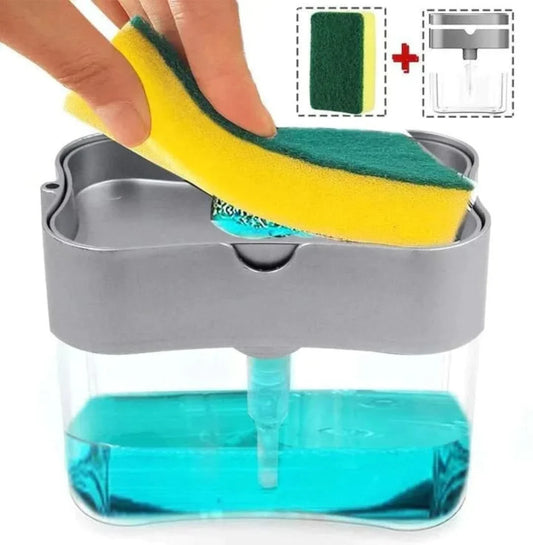 Rynx | Dispenser | Liquid Soap & Sponge Holder (With Free Sponge)